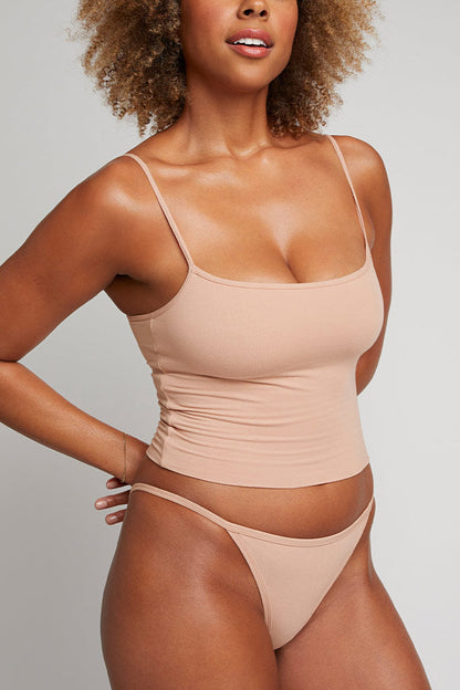 Cloud Cotton String Bikini in Buff (Pack)