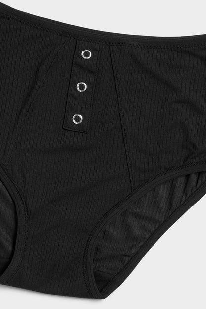 Whipped High Rise in Black