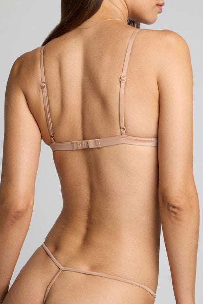 Glacé Mini Bra in Buff
