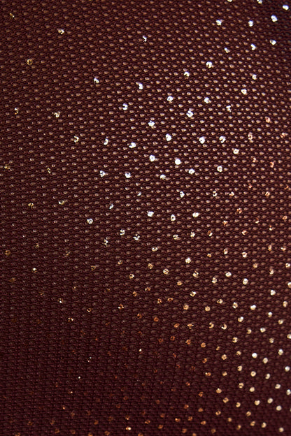 Sieve Cutout Bra in Garnet Spark