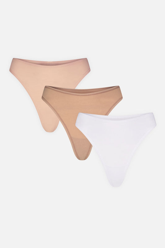 Cloud Cotton Thong in Honey (Pack)