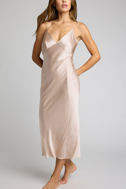Eclipse Washable Silk Slip in Fizz