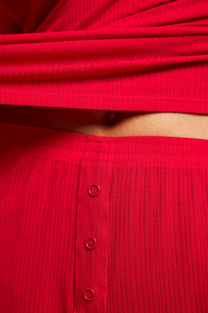 Whipped Boyfriend Short in Cerise