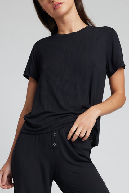 Whipped Boyfriend Tee in Black