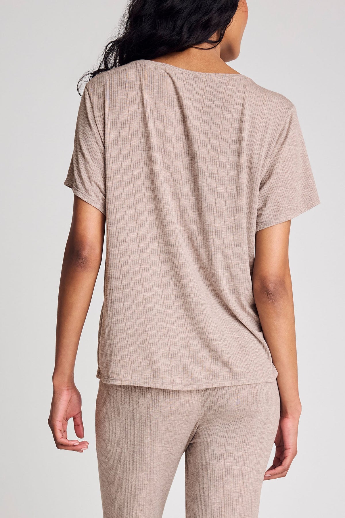 Whipped Boyfriend V Tee in Mink