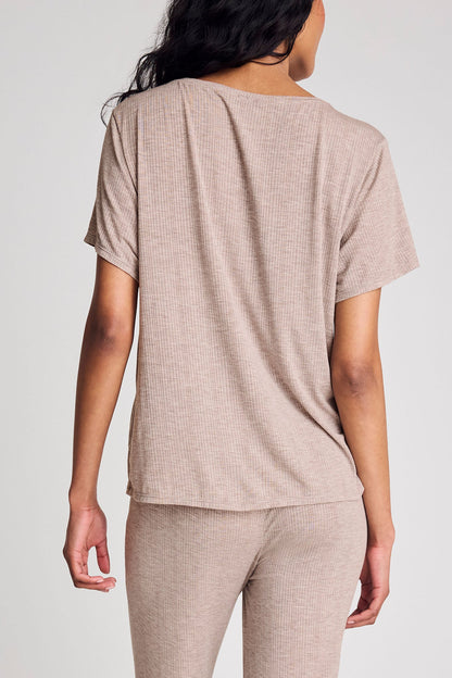 Whipped Boyfriend V Tee in Mink