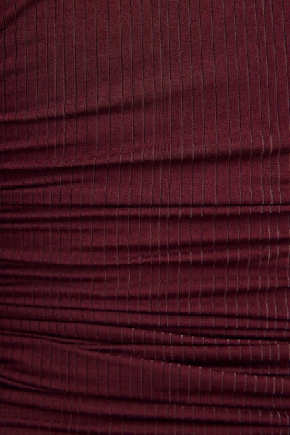 Whipped Henley in Garnet