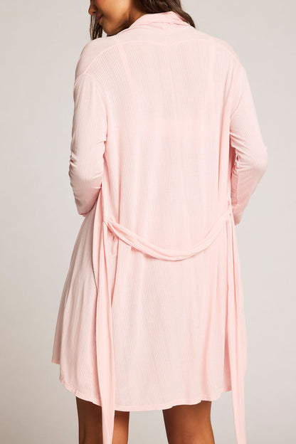 Whipped Mini Robe in Shell