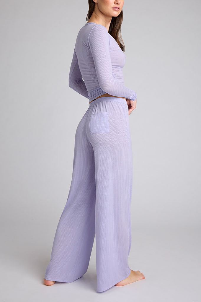 Whipped Track Pant in Violet