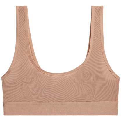 Sieve Bra Top in Buff