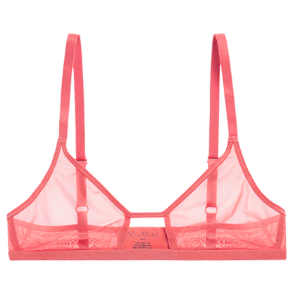 Sieve Cutout Bra in Coral