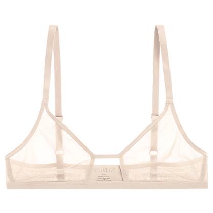 Sieve Cutout Bra in Peach