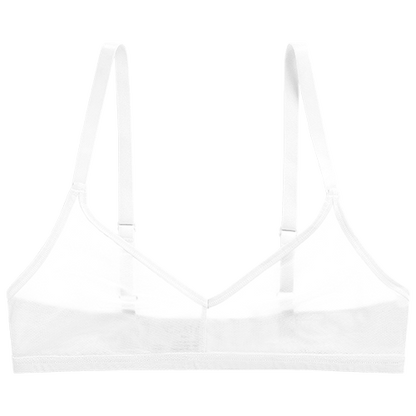 Sieve Non-Wire Bra in White