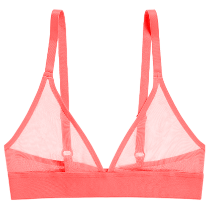 Sieve Triangle Bra in Coral