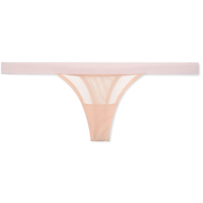 Sieve Thong in Peach