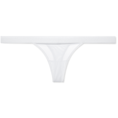 Sieve Thong in White