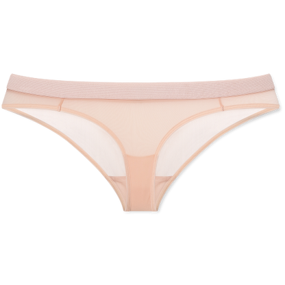 Silky Brief in Peach