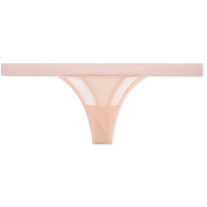Silky Thong in Peach