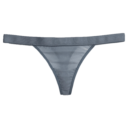 Silky Thong in Slate