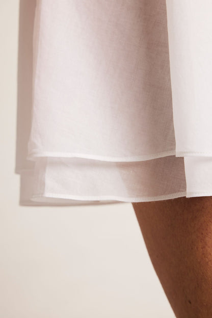 Island Swing Dress in White