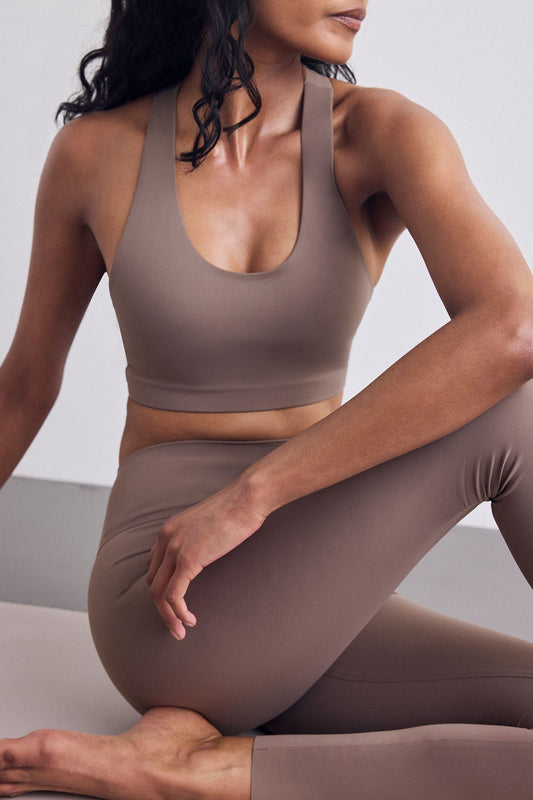 Base Sport – Racerback Top in Mink
