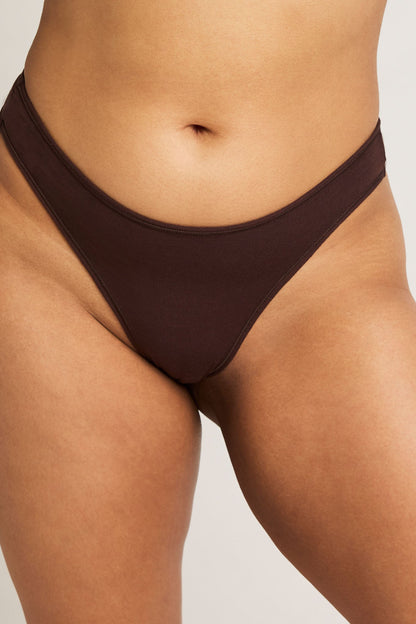 Cloud Cotton Thong in Deep (Pack)