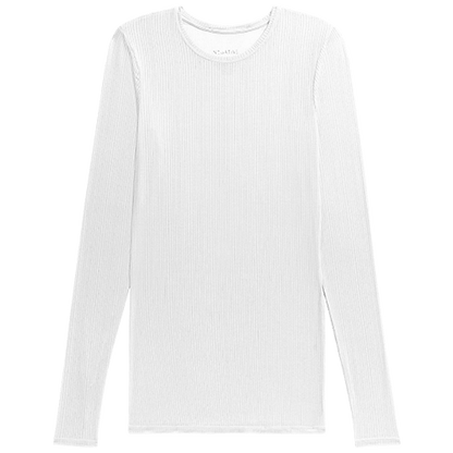 Whipped Long Sleeve in White